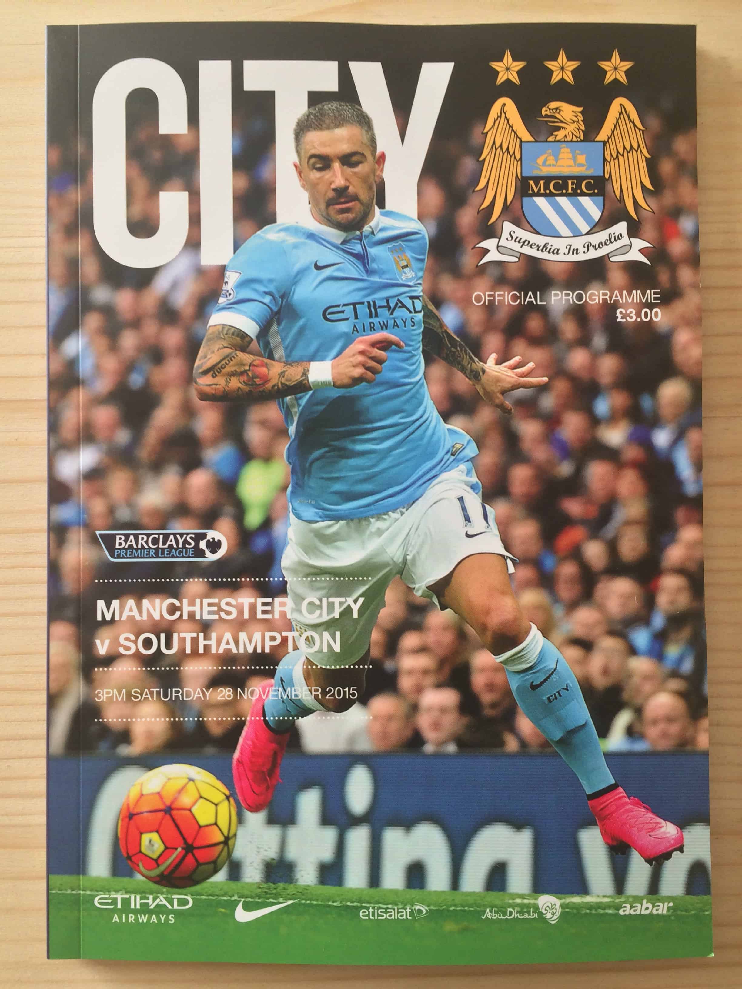 Manchester City FC v Southampton FC